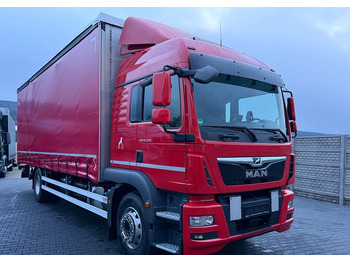 Tenteli kamyon MAN TGM 15.250 / FIRANKA / 2018R / KLIMA POSTOJOWA /SPROWADZONY / 20 PALET / E6 / WINDA /: fotoğraf 2 Tenteli kamyon MAN TGM 15.250 / FIRANKA / 2018R / KLIMA POSTOJOWA /SPROWADZONY / 20 PALET / E6 / WINDA /: fotoğraf 2