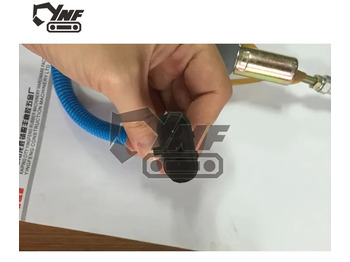 Yeni Elektrik sistemi High Quality Excavator Parts 12V 24V Diesel Engine Fuel Stop Solenoid Valve PC350-7 3930234 232c-1115030: fotoğraf 3