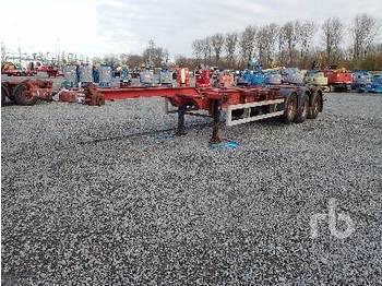 Konteynır taşıyıcı/ Yedek karoser römork HFR UOPLYST Extendable: fotoğraf 1