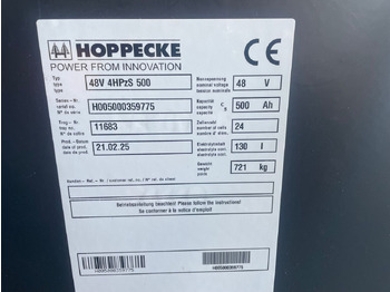 Akümülatör - Malzeme taşıma ekipmanı Hoppecke 48V   4 HPzS 500: fotoğraf 2