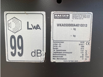 Kaeser M123 Kompressor Sigma Pilob 2,2 finansal kiralama Kaeser M123 Kompressor Sigma Pilob 2,2: fotoğraf 3