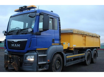 Damperli kamyon MAN Tgs 26.360 6x4 wywrotka piaskarka pług e6 euro6: fotoğraf 5