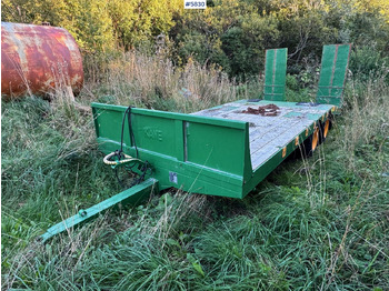 Alçak çerçeveli platform römork