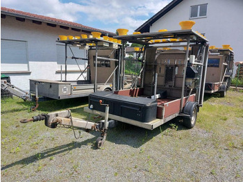 Römork LED Nissen A3 Verkehrssicherungsanhänger Absperrtafel  vz 616 615: fotoğraf 2