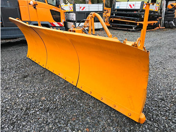 Kar küreme bıçağı Schmidt MF 2.4 3m. Schneeschieber Schneeschild Winterdienst Räumschild Schneepflug passend für Traktor Unimog 405 UGE UGN Fronthydraulik: fotoğraf 5