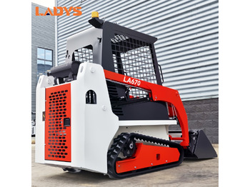 Yeni Mini yükleyici LADYS LA670 Mini Small Skid Steer Loader Compact Track Diesel Mini Skid Steer Loader For Sale With Small Mini Skid Steer Attachments 4 In 1 Bucket: fotoğraf 5