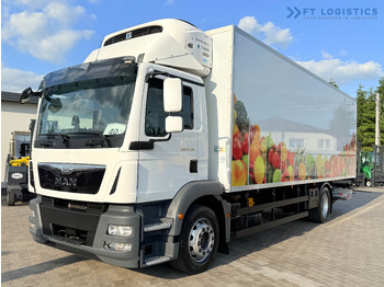 MAN TGM 18.290 / THERMOKING T-1200R / BI-TEMPERATURE / 19 PALLETS / 90% TYRES / EXCELLENT CONDITION / DHOLLANDIA TAIL LIFT / SIDE DOOR / PAYLOAD 8,220 KG finansal kiralama MAN TGM 18.290 / THERMOKING T-1200R / BI-TEMPERATURE / 19 PALLETS / 90% TYRES / EXCELLENT CONDITION / DHOLLANDIA TAIL LIFT / SIDE DOOR / PAYLOAD 8,220 KG: fotoğraf 1