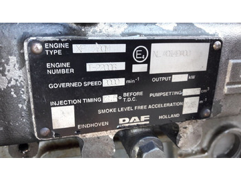 Motor - Kamyon DAF XF280M   DAF XF 95: fotoğraf 3