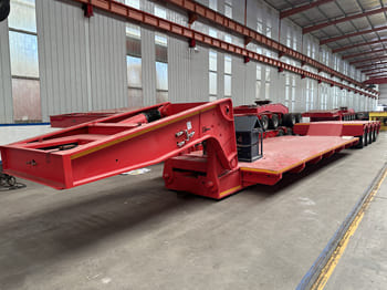 Yeni Alçak çerçeveli platform dorse TITAN 120 Ton Detachable Lowboy Trailer for Sale in Jamaica: fotoğraf 2