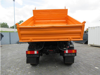 Damperli kamyon Unimog U 400 Drei-Seiten-Kipp/ Kran Atlas 65.2, Klima,: fotoğraf 4