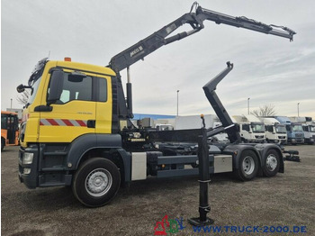 Kancalı yükleyici kamyon, Vinçli kamyon MAN TGS 26.320 Meiller RK 2070+ Kran MKG HLK 177+FB: fotoğraf 3
