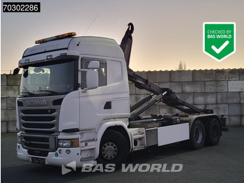 Scania G450 6X2 HIAB XR21Z59 containersystem 3-pedals Retarder Lift-Axle Euro 6 finansal kiralama Scania G450 6X2 HIAB XR21Z59 containersystem 3-pedals Retarder Lift-Axle Euro 6: fotoğraf 1