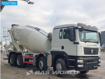 Yeni Transmikser Sitrak G5 350 8X4 8m3 Liebherr HTM 804 H Mixer Big-Axle Steelsuspension: fotoğraf 3