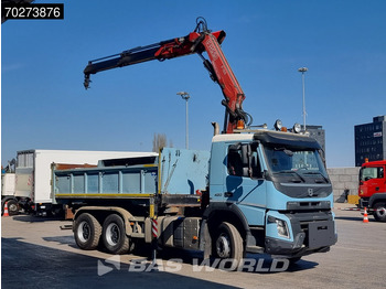 Damperli kamyon, Vinçli kamyon Volvo FMX 420 6X4 Fassi F155A.2.22 Crane 9m3 Big-Axle Automatic Euro 5: fotoğraf 2