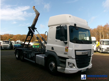 Kancalı yükleyici kamyon DAF CF 460 6x2 Euro 6 Hyva container hook 20 t: fotoğraf 2