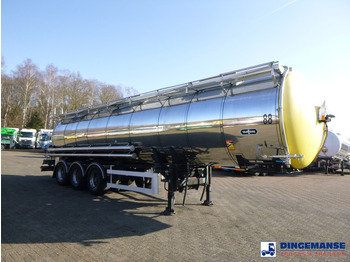 Tanker dorse Van Hool Chemical tank inox 30 m3 / 1 comp: fotoğraf 2