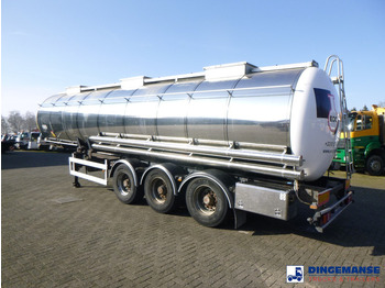Tanker dorse Van Hool Chemical tank inox 30 m3 / 1 comp: fotoğraf 3
