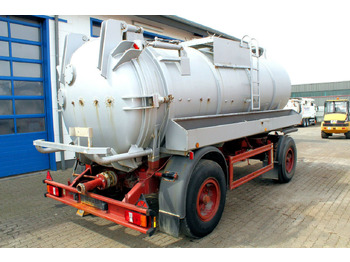 Tanker römork 2-Achs Haller 12m³ Saug u. Druck Anhänger Ex-ADR: fotoğraf 4