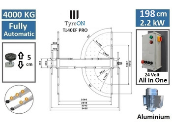 Garaj ekipman TL40EF PRO 2 column lift fully automatic - Stable base mounting frame for placement on poor quality concrete, uneven floor surface or 15 cm thick concrete: fotoğraf 3 Garaj ekipman TL40EF PRO 2 column lift fully automatic - Stable base mounting frame for placement on poor quality concrete, uneven floor surface or 15 cm thick concrete: fotoğraf 3