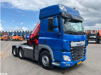 Çekici DAF FAT 85.510 6x4 Euro 6 Retarder Fassi 36 Tonmeter laadkraan: fotoğraf 3