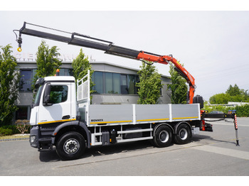 Mobil vinç MERCEDES-BENZ AROCS 2636 Flatbed / HDS FASSI F175 7.7 T / 150,000 km: fotoğraf 4