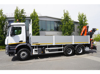 Mobil vinç MERCEDES-BENZ AROCS 2636 Flatbed / HDS FASSI F175 7.7 T / 150,000 km: fotoğraf 5