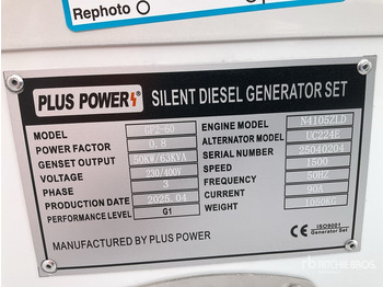 Elektrikli jeneratör PLUS POWER