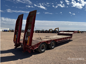 Alçak çerçeveli platform dorse 1989 Castera RSTP25 T/A Semi-Remorque Porte-Engins ... Lowboy Trailer: fotoğraf 3