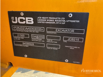 Paletli ekskavatör JCB