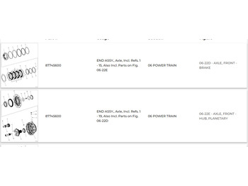 Yeni Aks ve yedek parça - İş makinaları Case 87745600: fotoğraf 2 Yeni Aks ve yedek parça - İş makinaları Case 87745600: fotoğraf 2
