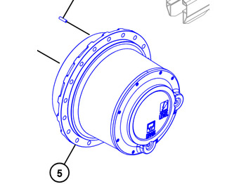 Yürüyüş motoru CATERPILLAR