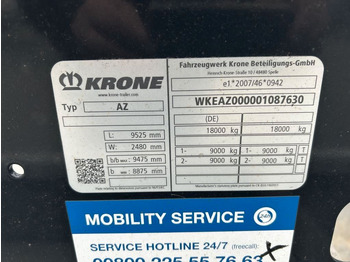 Yeni Konteynır taşıyıcı/ Yedek karoser römork Krone 2 Achswechselfahrgestell, Typ: AZW 18 eL3B9: fotoğraf 4 Yeni Konteynır taşıyıcı/ Yedek karoser römork Krone 2 Achswechselfahrgestell, Typ: AZW 18 eL3B9: fotoğraf 4