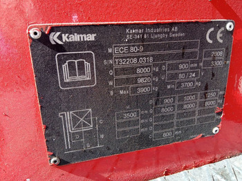 Elektrikli forklift Kalmar ECE80-9: fotoğraf 5