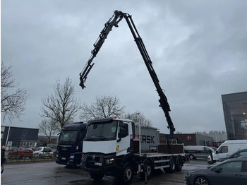 Vinçli kamyon Renault C430 8X4 - EURO 6 + HIAB 288 E-5 + JIB 70X-4 + REMOTE + FULL STEEL SUSP. TÜV TILL 12-2025: fotoğraf 3