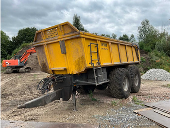 Damperli traktör römorku