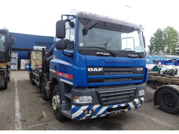 Kancalı yükleyici kamyon, Vinçli kamyon REF:1415 - Camion porte-container avec grue DAF AX85 MC5-7-5 (2009-532.626 km): fotoğraf 2
