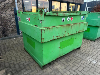 Depolama tankı Kiwa IBC Steenbergen 2000 liter Dieseltank met handpomp Milieutank: fotoğraf 3 Depolama tankı Kiwa IBC Steenbergen 2000 liter Dieseltank met handpomp Milieutank: fotoğraf 3