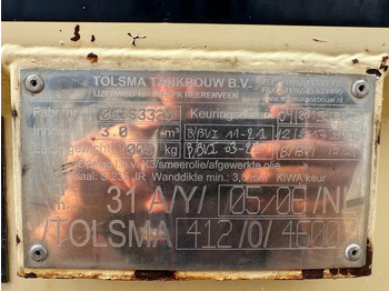 Yük konteyner Tolsma Kiwa IBC 3000 liter Dieseltank met 230 Volt pompset: fotoğraf 5