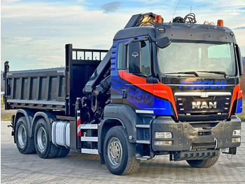Damperli kamyon, Vinçli kamyon MAN TGS 33.480 * HIAB 288 EP - 4 HIDUO/ FUNK * 6x4 MAN TGS 33.480 * HIAB 288 EP - 4 HIDUO/ FUNK * 6x4: fotoğraf 3
