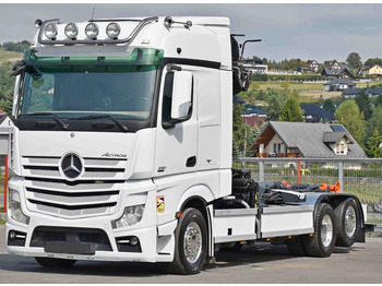 Kancalı yükleyici kamyon, Vinçli kamyon Mercedes-Benz ACTROS 2551 * ABROLLKIPPER * LIV L120 Z3 (88): fotoğraf 4