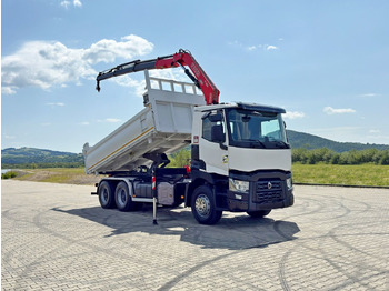 Damperli kamyon, Vinçli kamyon Renault C 430 * FASSI F165A.0.23 + FUNK * 6x4: fotoğraf 2