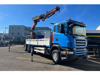 Vinçli kamyon Scania R480 LB 8x4/4 FASSI 45t mit JIP: fotoğraf 1