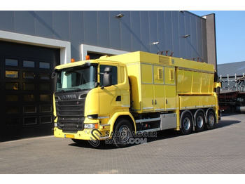 Vidanjör Scania R580 V8 8X4 Szippantóskocsi: fotoğraf 1