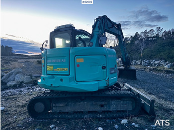Ekskavatör Kobelco 2016 Kobelco SK75SR Beltegraver m/ Rototilt og Pusseskuffe.: fotoğraf 4