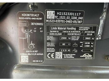 Linde E25H-01/600 finansal kiralama Linde E25H-01/600: fotoğraf 4 Linde E25H-01/600 finansal kiralama Linde E25H-01/600: fotoğraf 4