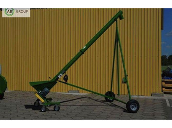 Konveyör Mrol przenośnik ślimakowy T401/1 z koszem, Ø110, 8 m: fotoğraf 3