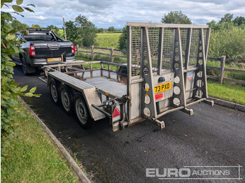 İş makinası römorku 2020 Ifor Williams 3.5 Ton Tri Axle Plant Trailer, Ramp: fotoğraf 2