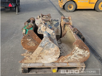 Kova 24", 24", 24", 12", 10", 10" Digging Bucket 30-35mm Pin to suit Mini Excavator: fotoğraf 2
