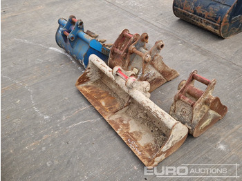 Kova 46" Ditching, 30", 12", 12", 9" Digging Bucket 35-40mm Pin to suit Mini Excavator: fotoğraf 3