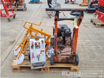 Asfalt döşeme aracı Husqvarna Walk Behind Petrol Floor Saw, Probst Vacuum Lift & Manhole Cover Lifter (2 of): fotoğraf 4
